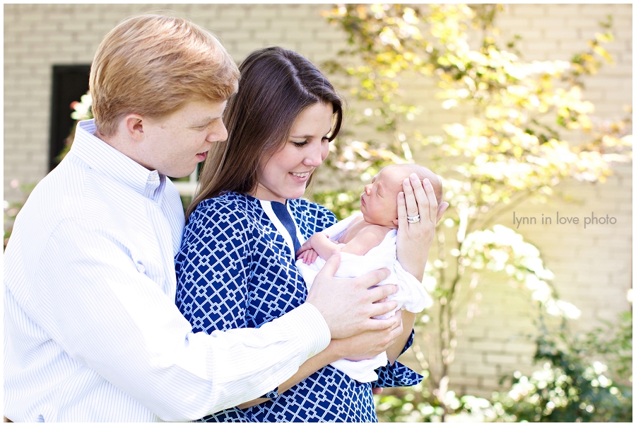 Dallas with family newborn photography