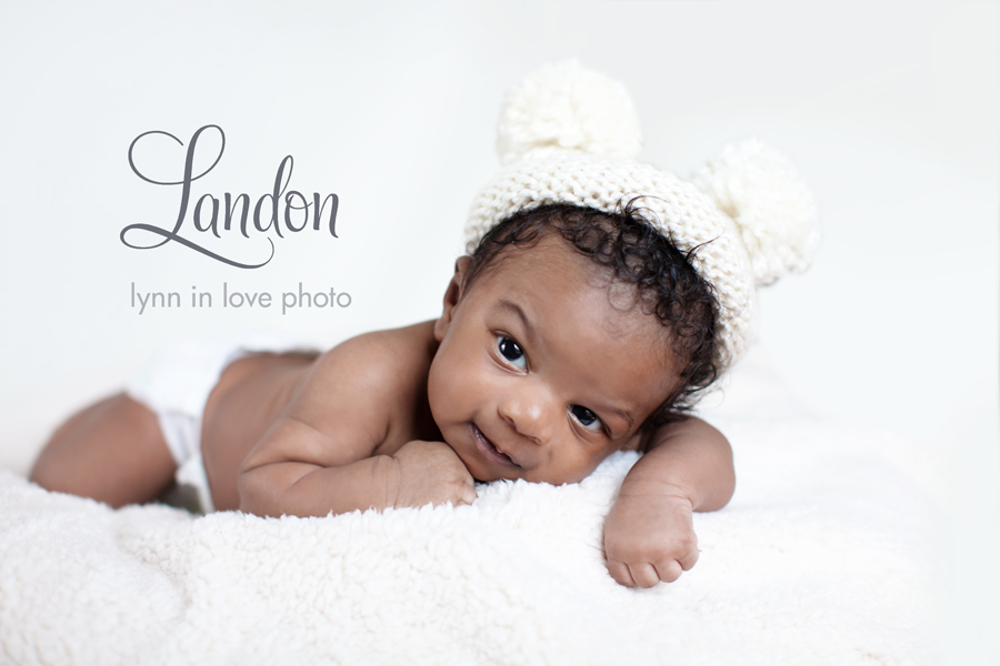 Asian baby one month anniversary