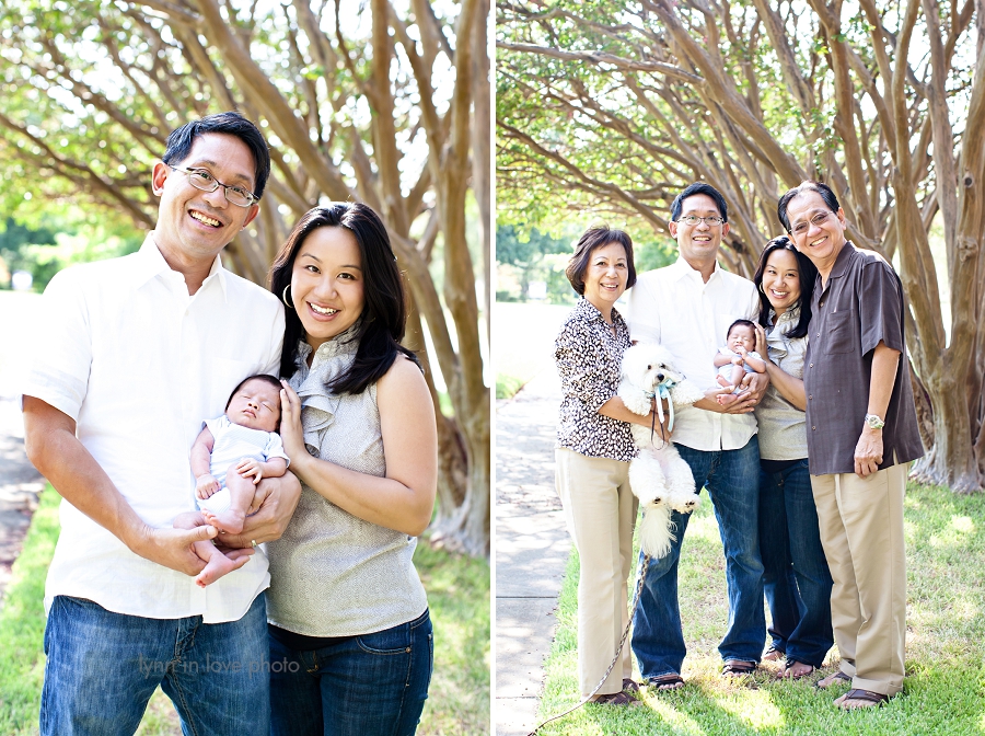 Kai_1month_Baby_newborn_001 Parents and family with Dallas Newborn