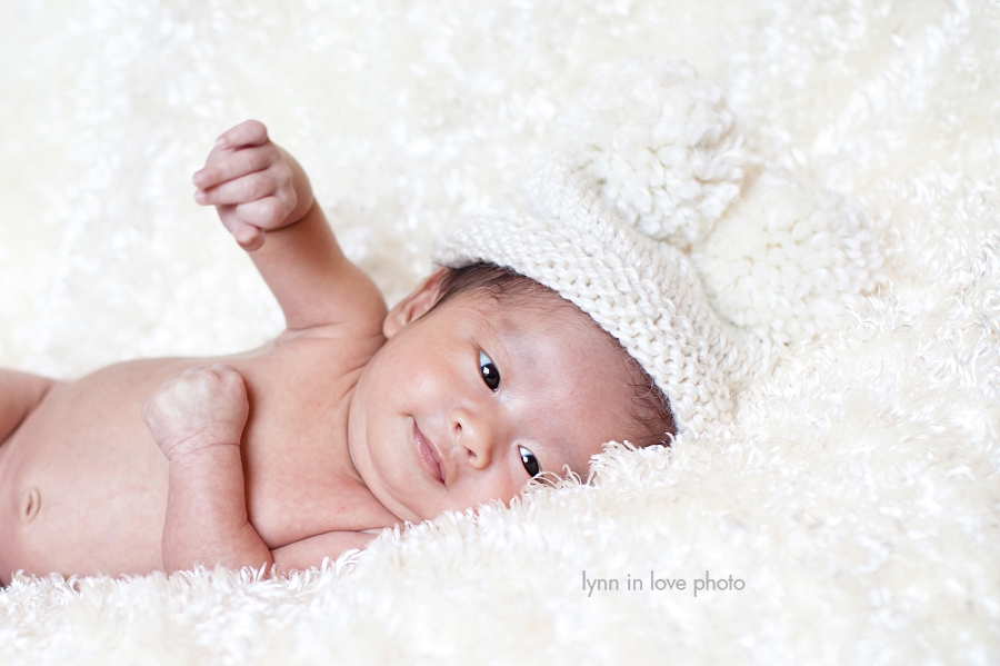 Kai_1month_Baby_newborn_002 Baby Boy in Newborn Hat
