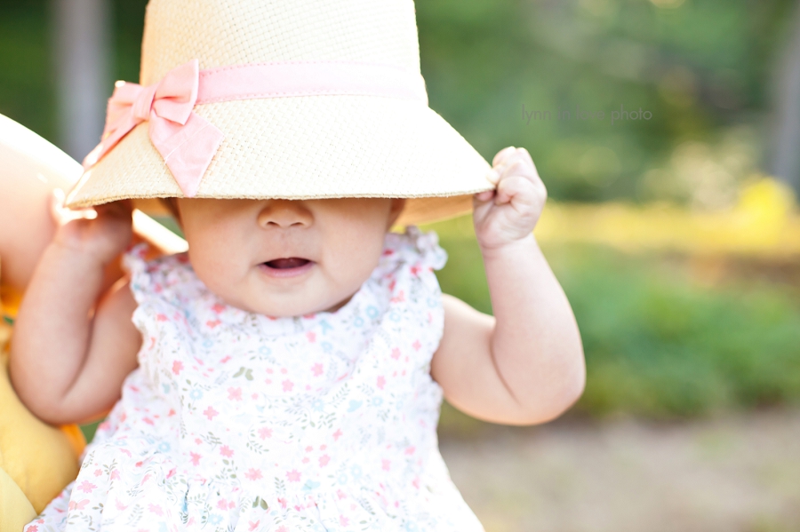 baby girl straw hat