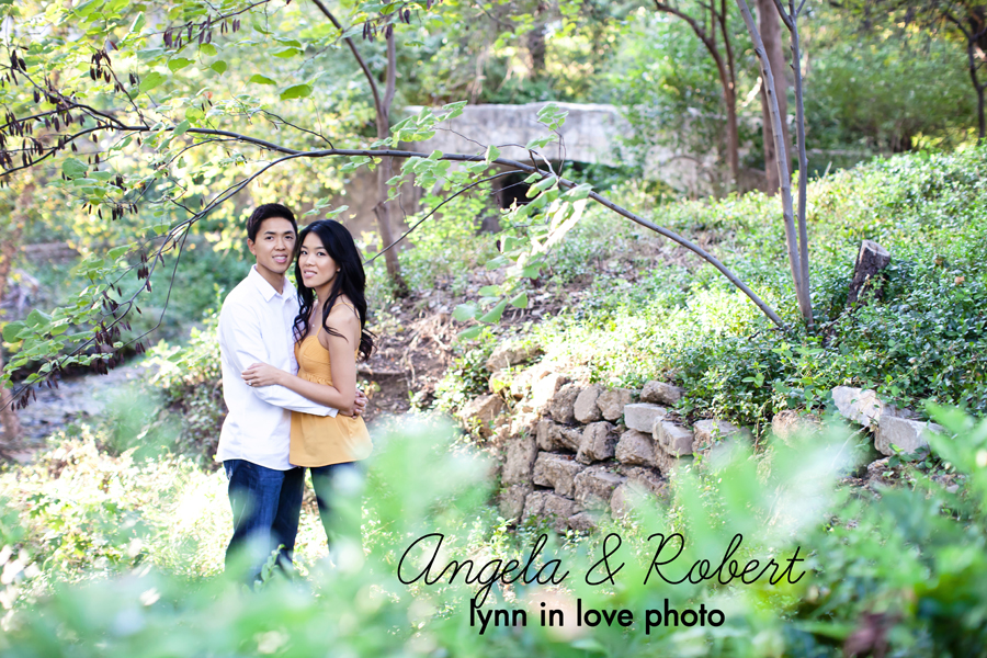 Angela and Robert's Engagement Session in Highland Park, Dallas, TX in yellow shirt by Lynn in Love Photo, Dallas Wedding Photographer