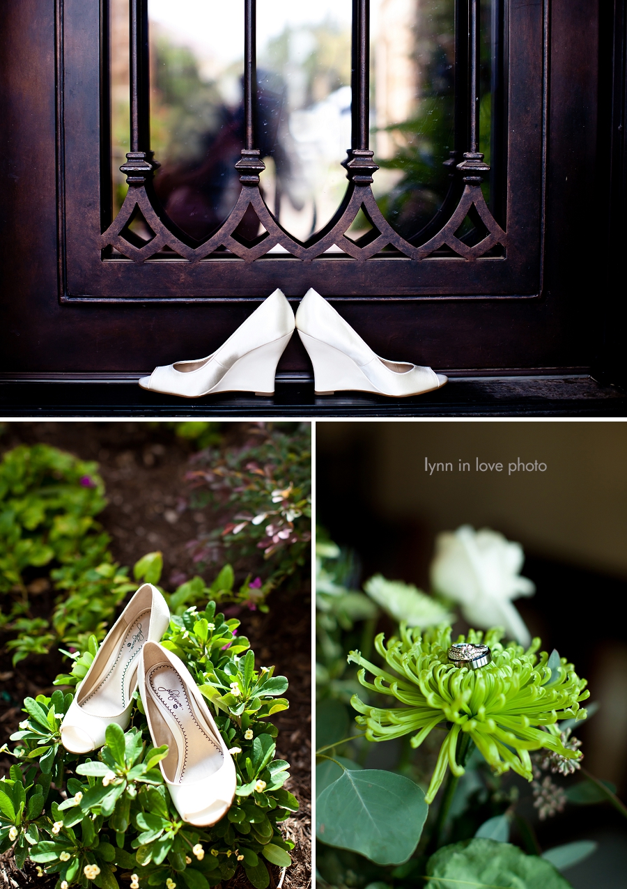 Wedding shoe details