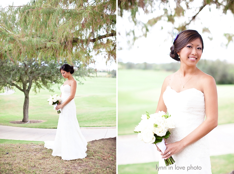 Beautiful Bridal shots at the UT Gold Course