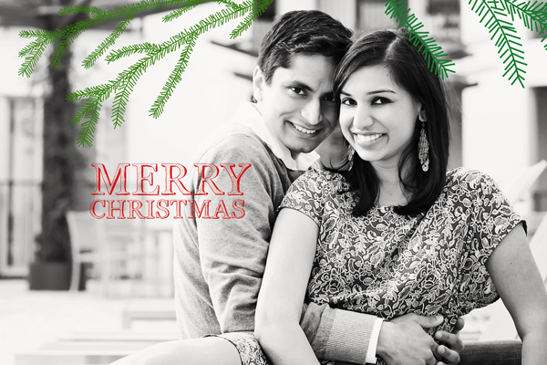 Cheerful Christmas Card by Lynn in Love Photo, Dallas Wedding Photographer