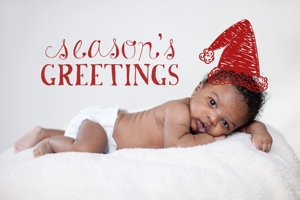 Humorous Christmas Card by Lynn in Love Photo, Dallas Baby Photographer