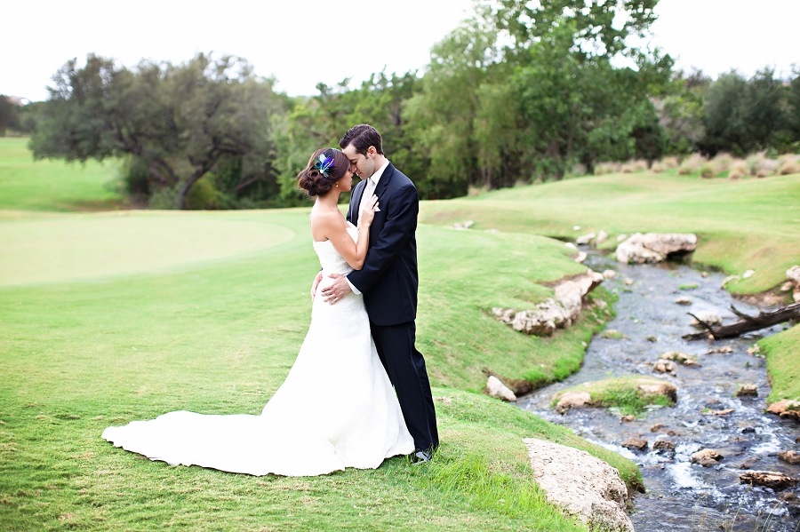 Lynn in Love Photo, Dallas Wedding Photographer on golf course