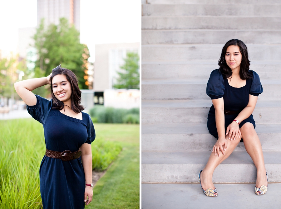 Lynn in Love Photo, Dallas Senior Photographer in classy pictures at the Downtown Dallas
