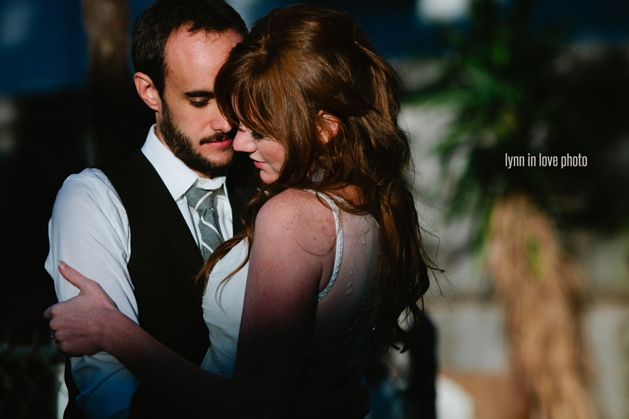 Fershop Houston Workshop with bridal couple and dramatic lighting by Lynn in Love Photo, Dallas Wedding Photographer