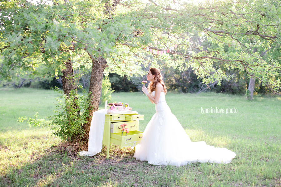 Gabi's Texas Vintage Outdoor Bridals by Lynn in Love Photo, Dallas Wedding Photographer