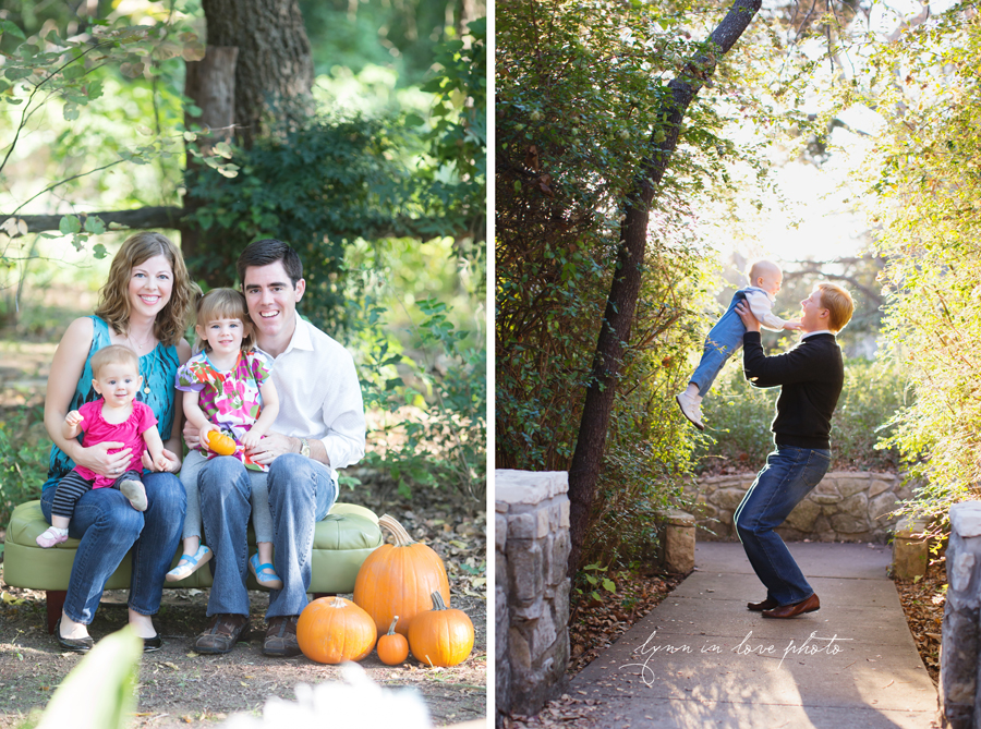 Cute and colorful family with texas pumpkins by Lynn in Love Photo, Dallas and Houston Family Photographer