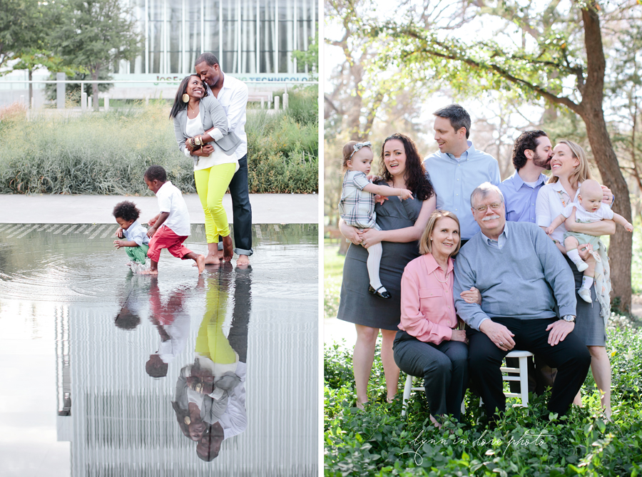 Colorful and modern family portraits at the arts district by Lynn in Love Photo, Dallas and Houston Family Photographer