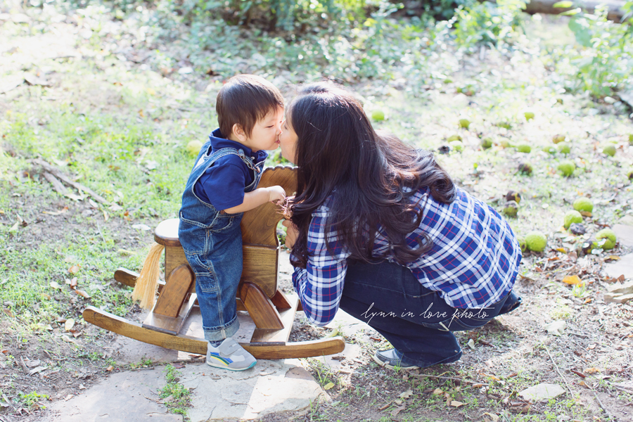Sweet mother and adopted Korean boy portraits by Lynn in Love Photo, Dallas and Houston Family Photographer