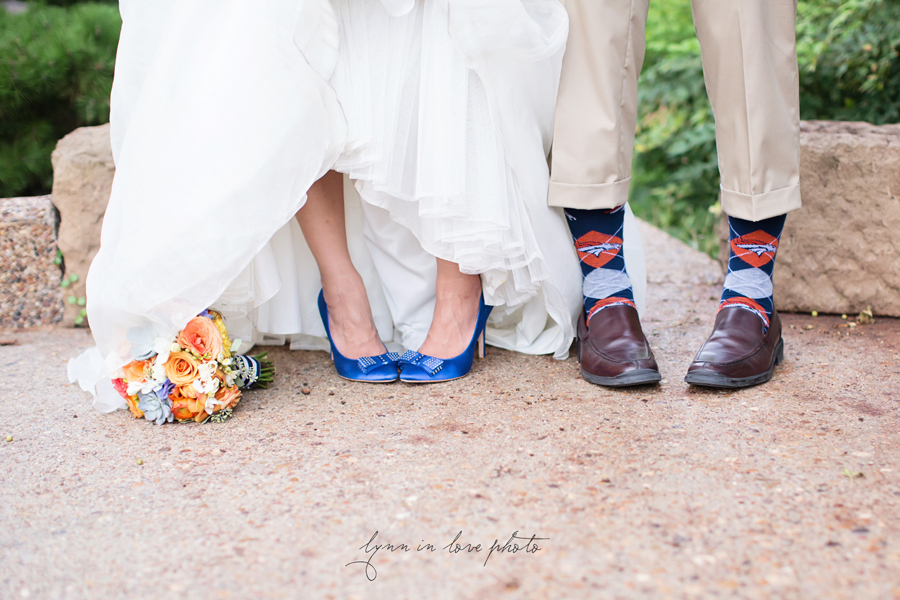Bride and groom Shoe shot by Lynn in Love Photo, Dallas and Houston Wedding Photographer